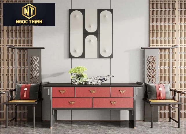 TỦ ĐỰNG NGỌC THỊNH TỦ TINH TẾ VỚI GỖ TỰ NHIÊN